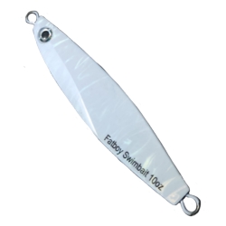 SWIM JIG WHITE METAL 6-OZ